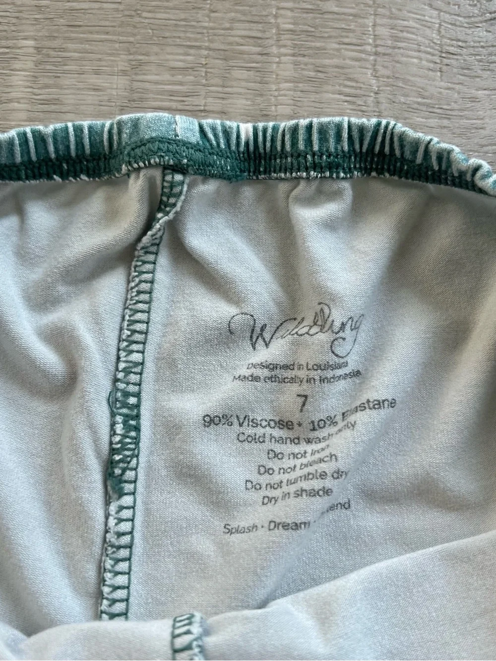 Well Dressed Wolf Teal Polka Dot Nightgown & Shorts with White Ruffle